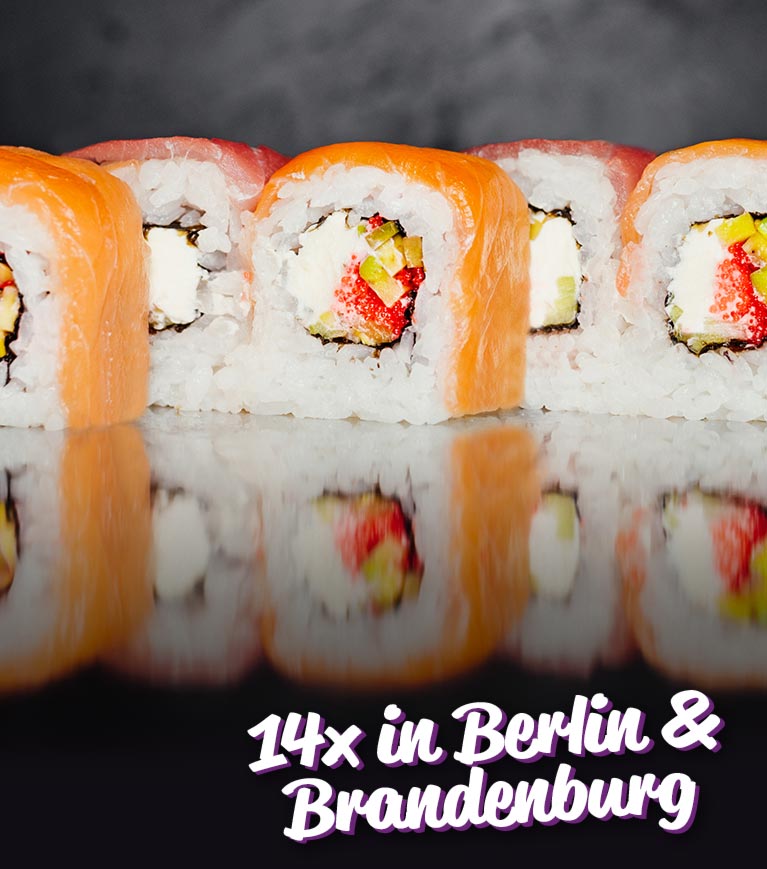 Sushi bestellen wann und wo du willst – in 11 verschiedenen Filialen in Berlin